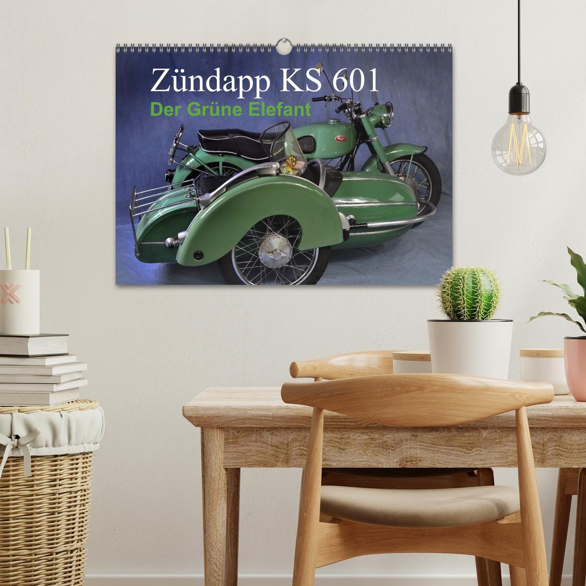 Bild: 9783435695591 | Zündapp KS 601 (Wandkalender 2025 DIN A3 quer), CALVENDO...