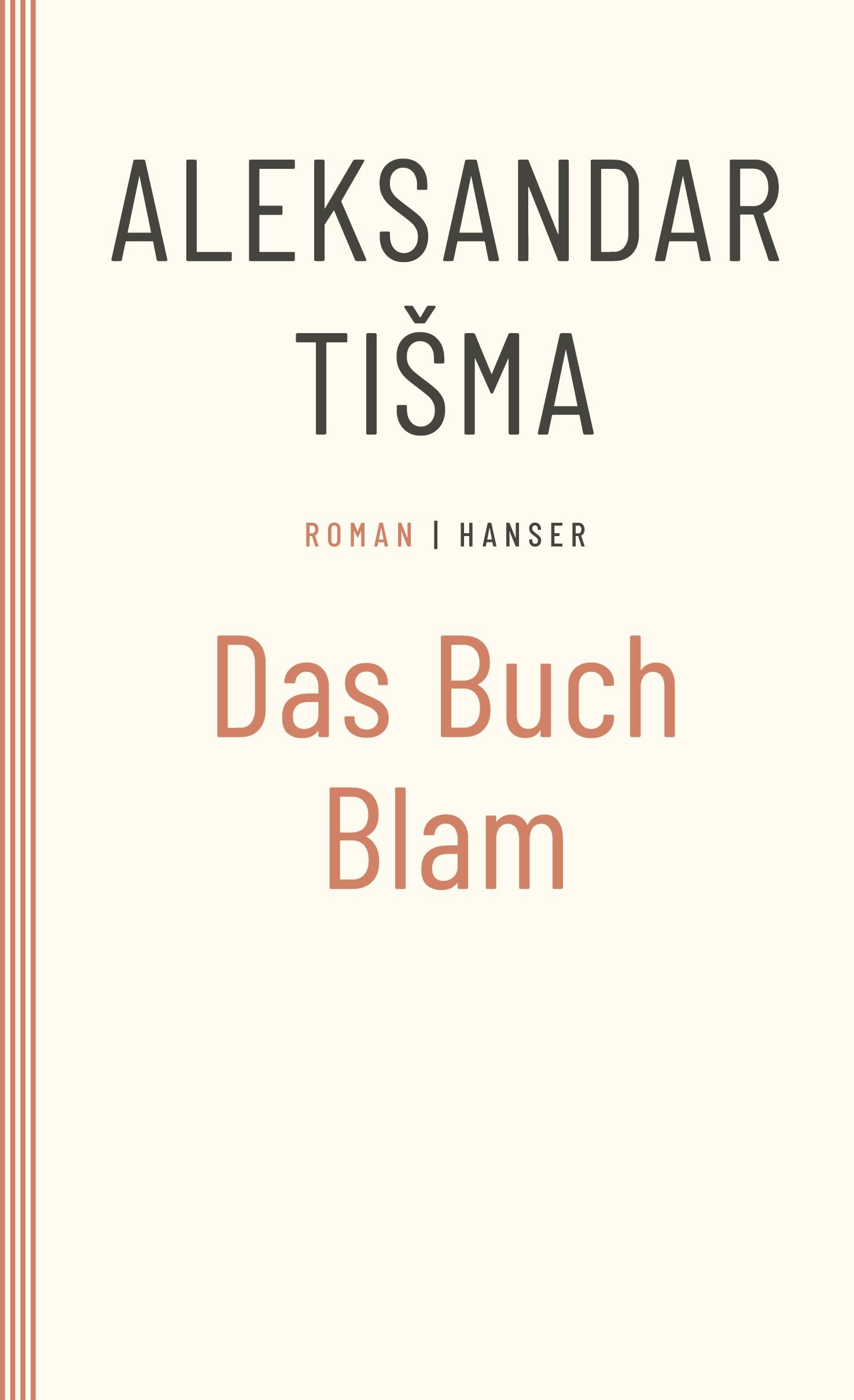 Cover: 9783446269743 | Das Buch Blam | Roman | Aleksandar Tisma | Taschenbuch | 240 S. | 1995