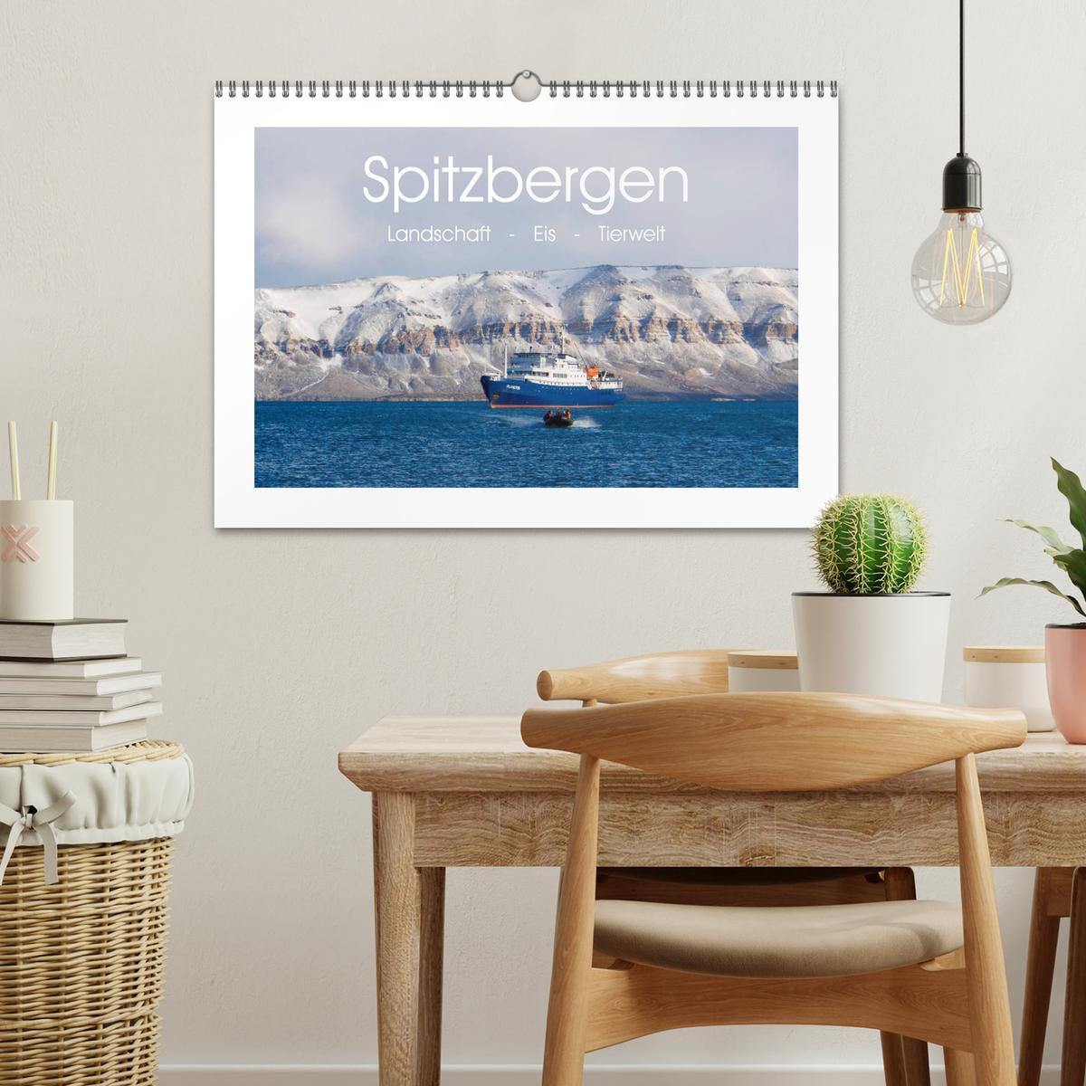 Bild: 9783435340590 | Spitzbergen - Landschaft - Eis - Tierwelt (Wandkalender 2025 DIN A3...