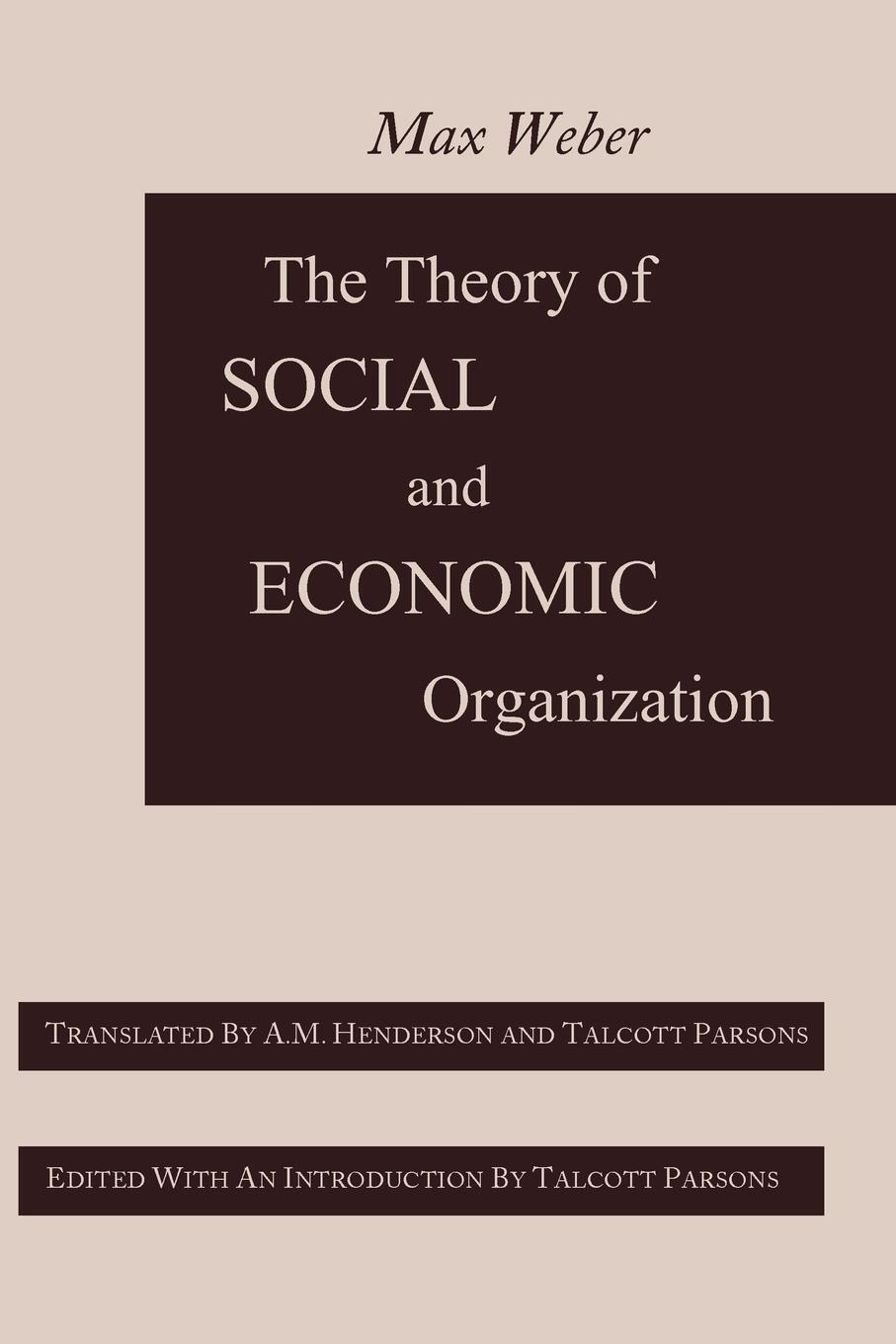 Cover: 9781614272571 | The Theory of Social and Economic Organization | Max Weber (u. a.)
