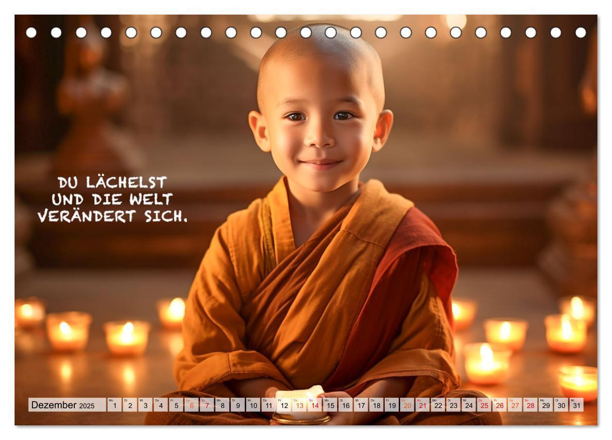 Bild: 9783383775147 | Buddhistische Sprüche (Tischkalender 2025 DIN A5 quer), CALVENDO...