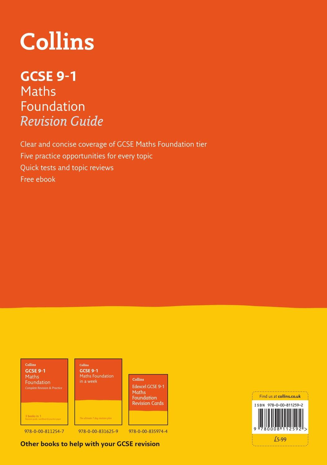 Rückseite: 9780008112592 | Collins GCSE Revision and Practice - New 2015 Curriculum Edition --...