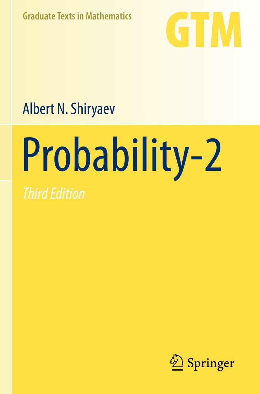 Cover: 9781071618295 | Probability-2 | Albert N. Shiryaev | Taschenbuch | Paperback | x