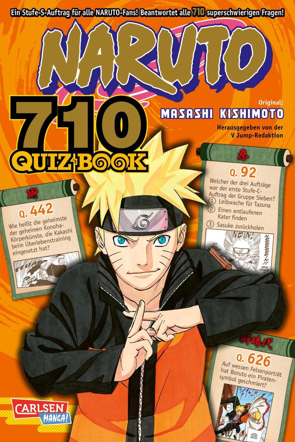 Cover: 9783551717498 | Naruto Quiz Book | Masashi Kishimoto | Taschenbuch | 224 S. | Deutsch