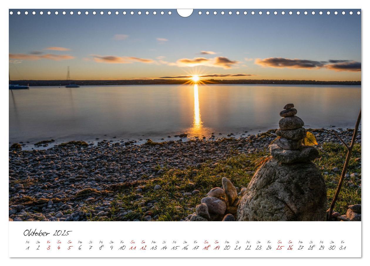 Bild: 9783435088294 | Sonnenuntergang am Ammersee (Wandkalender 2025 DIN A3 quer),...