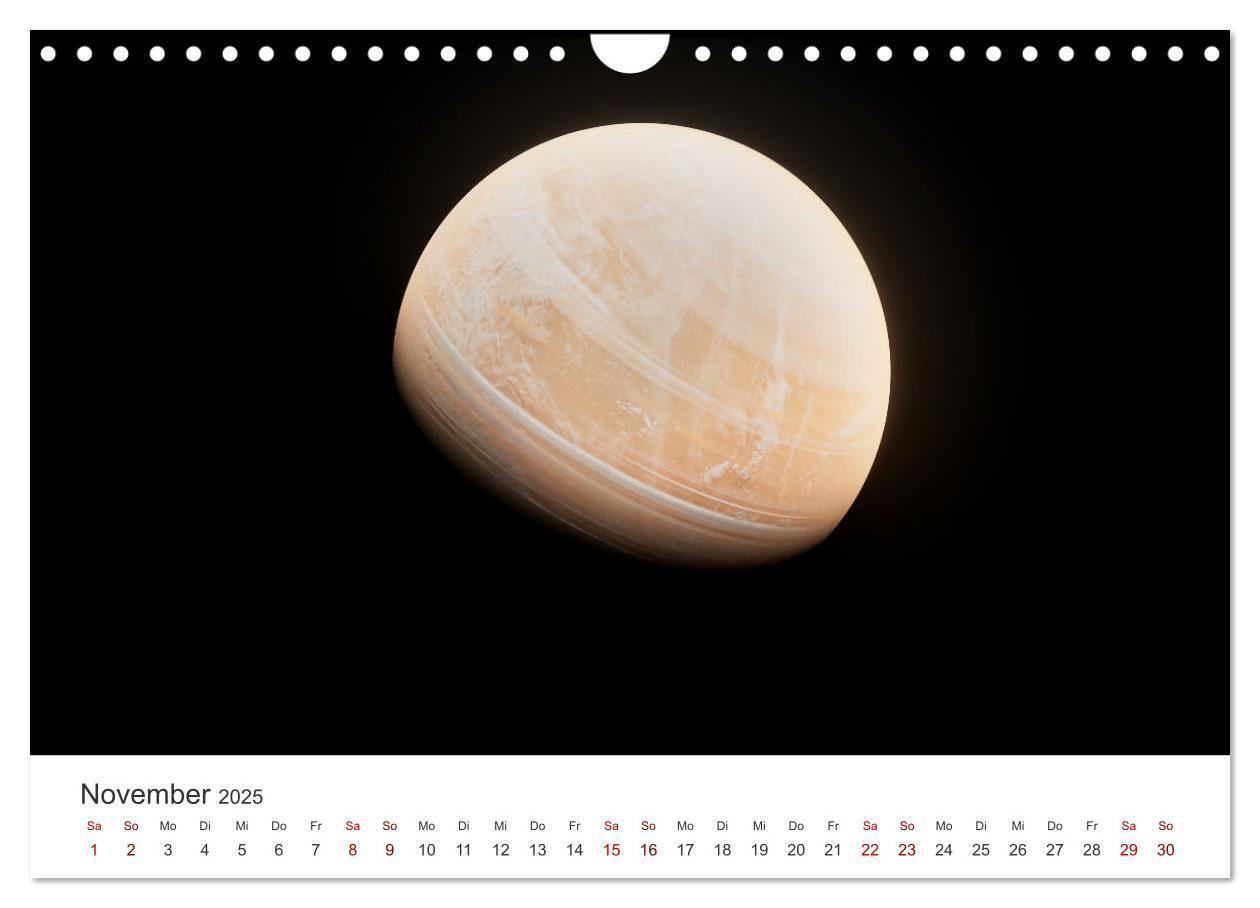 Bild: 9783457182727 | Planeten - Eine spektakuläre Reise ins All. (Wandkalender 2025 DIN...