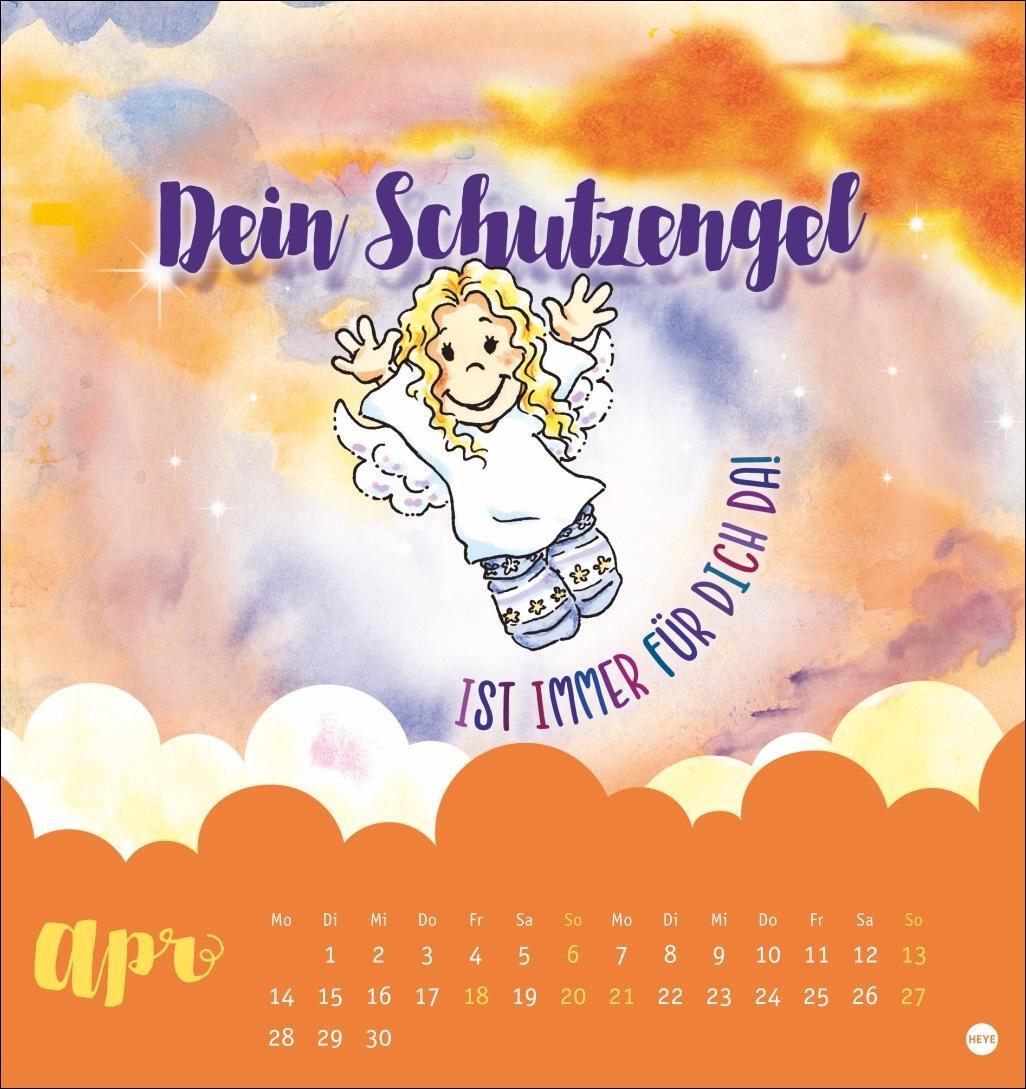 Bild: 9783756408009 | Schutzengel Postkartenkalender 2025 | Heye | Kalender | Spiralbindung