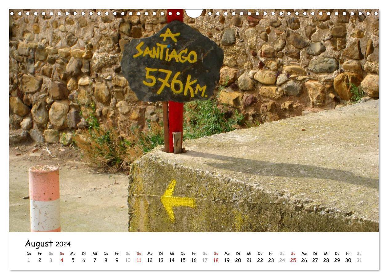 Bild: 9783383421259 | Jakobsweg - Camino Frances (Wandkalender 2024 DIN A3 quer),...