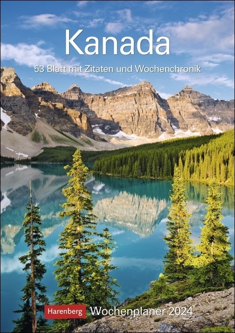 Cover: 9783840032936 | Kanada Wochenplaner 2024. Die Schönheit kanadischer Landschaften,...