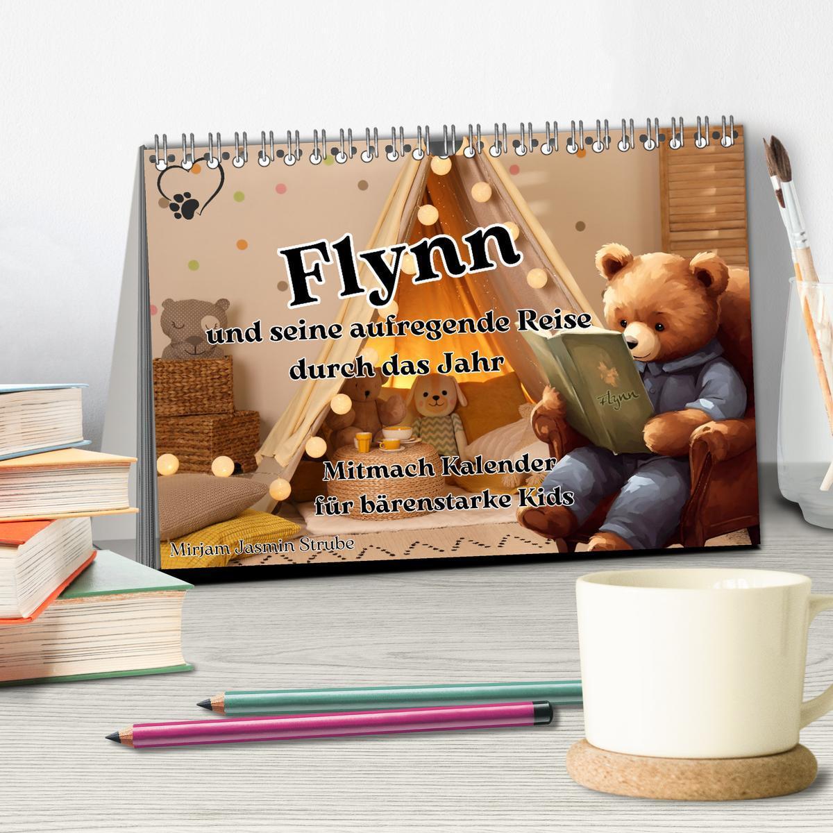 Bild: 9783457167861 | Flynn und seine aufregende Reise durch das Jahr (Tischkalender 2025...