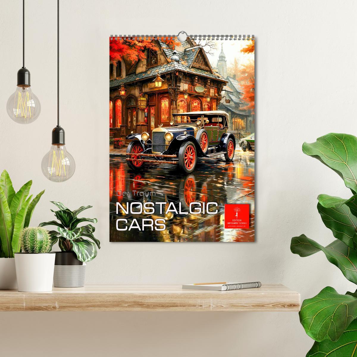 Bild: 9783435849338 | Nostalgic Cars der Traum (Wandkalender 2025 DIN A3 hoch), CALVENDO...