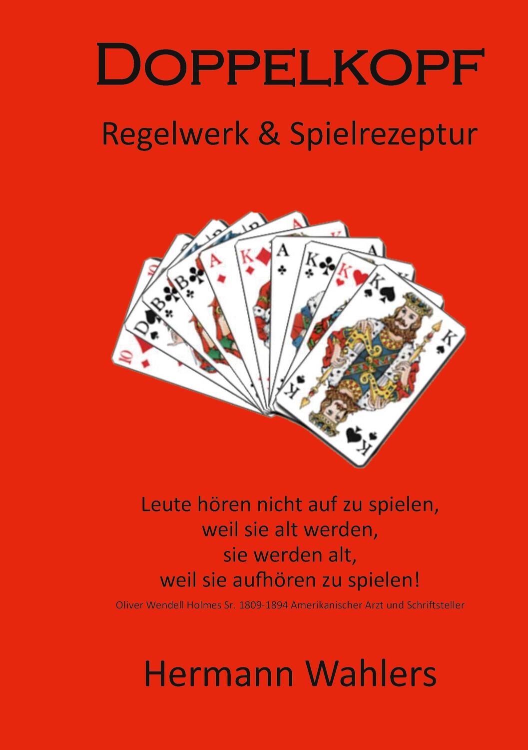 Cover: 9783758312533 | Doppelkopf | Regelwerk &amp; Spielrezeptur | Hermann Wahlers | Taschenbuch