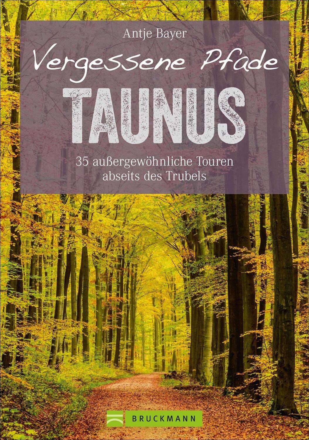 Cover: 9783734313301 | Vergessene Pfade Taunus | Antje Bayer | Taschenbuch | Deutsch | 2019