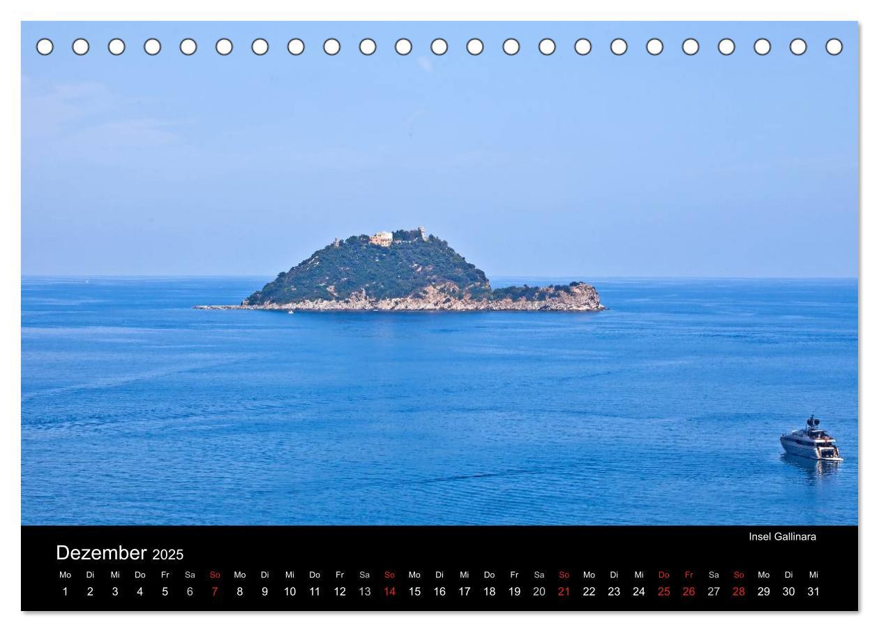 Bild: 9783435825844 | Ligurien - die italienische Riviera (Tischkalender 2025 DIN A5...