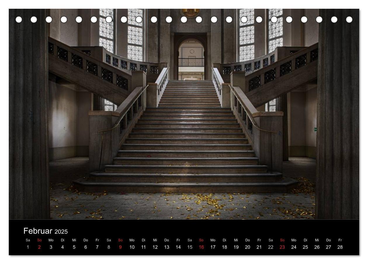 Bild: 9783435771943 | Geheimnisvolle Orte - Lost Places (Tischkalender 2025 DIN A5 quer),...