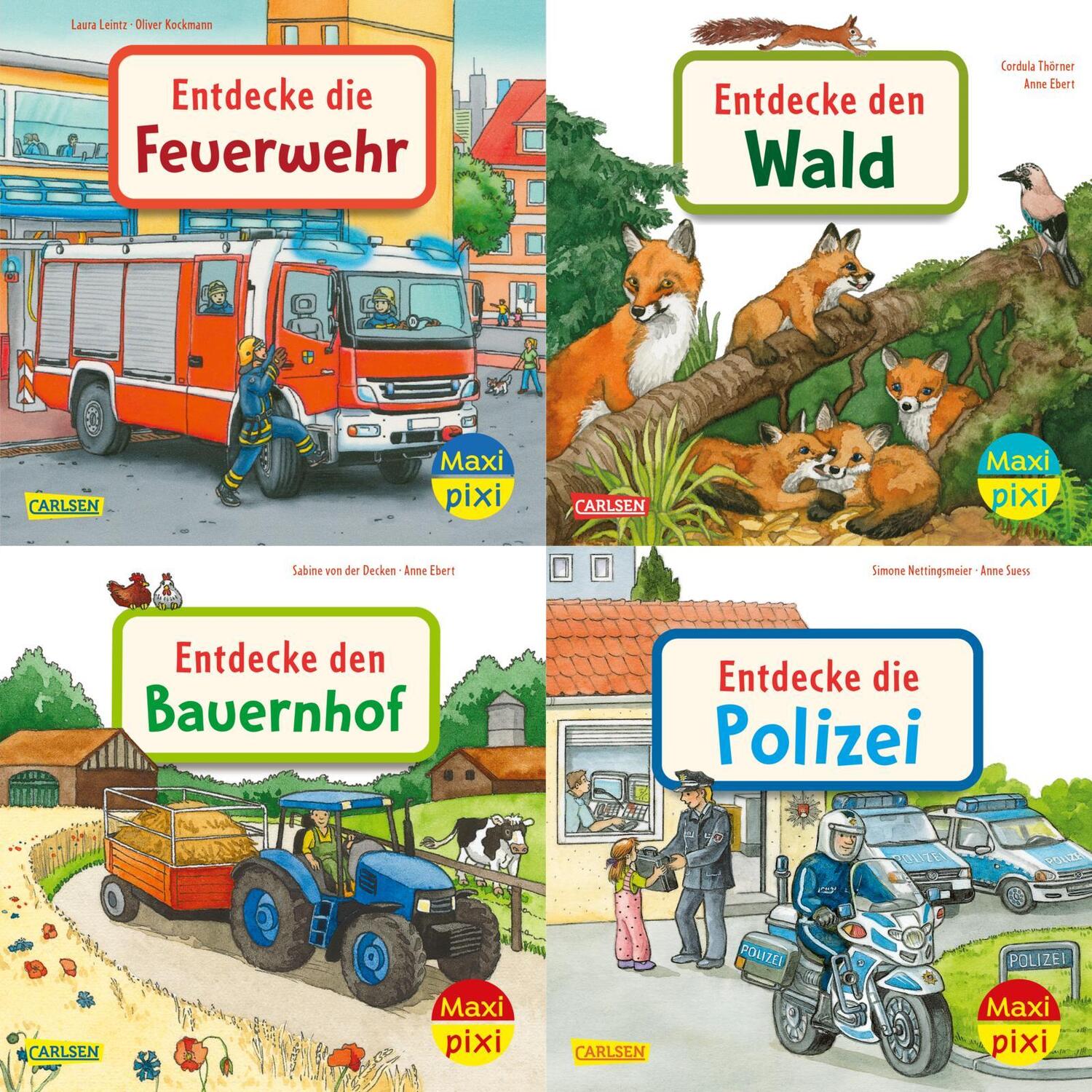 Cover: 9783551030627 | Maxi-Pixi-4er-Set 97: Entdecke deine Welt 2 (4x1 Exemplar) | diverse