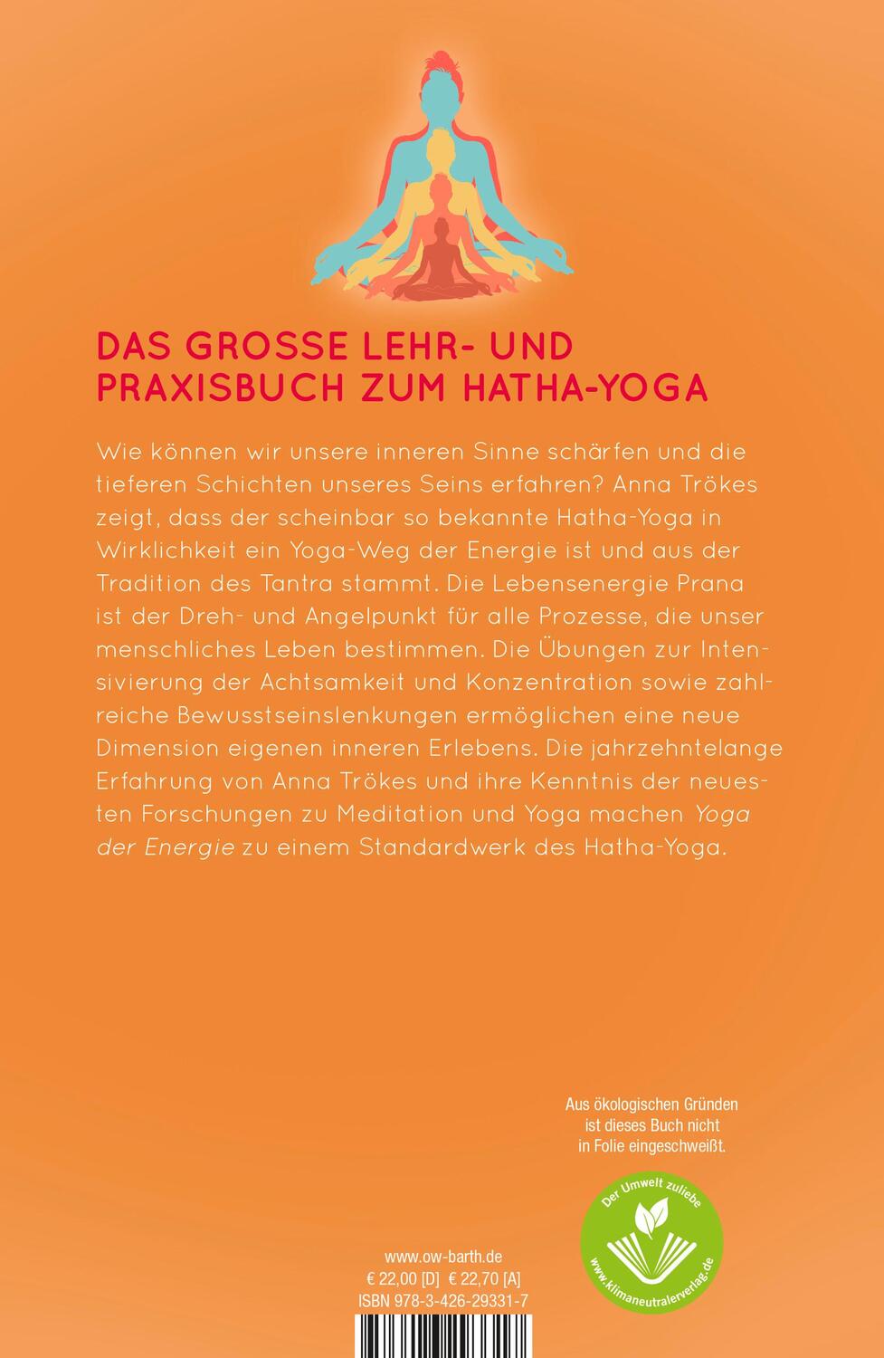 Rückseite: 9783426293317 | Yoga der Energie | Anna Trökes | Buch | 416 S. | Deutsch | 2022