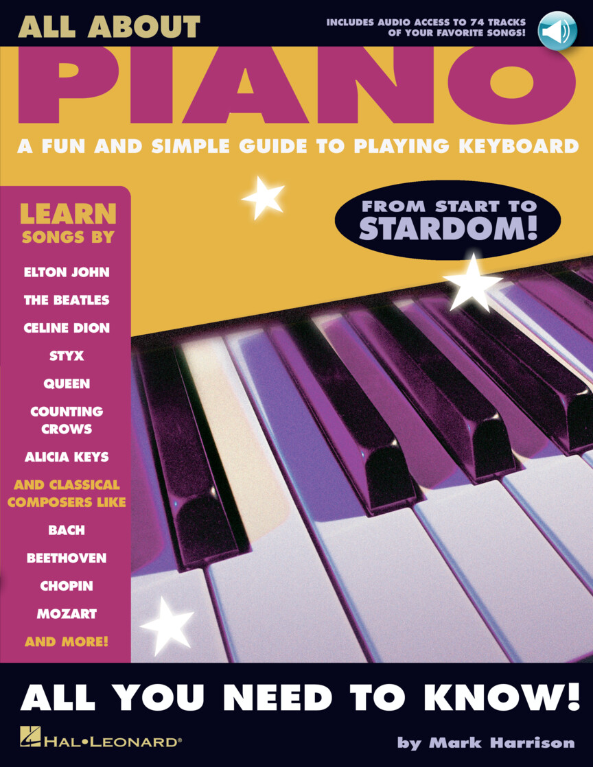 Cover: 884088039554 | All About Piano | A Fun &amp; Simple Guide to Playing the Piano Keyboard