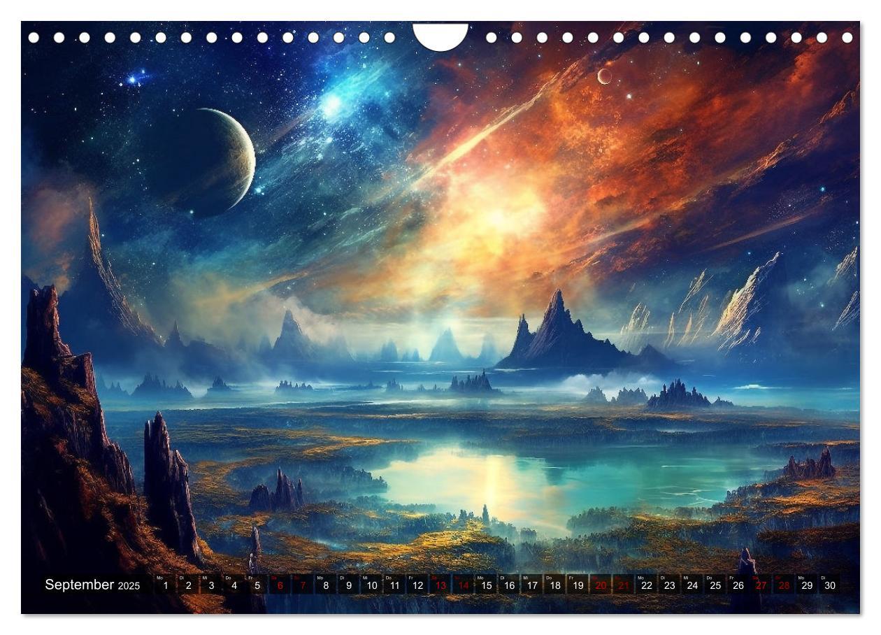 Bild: 9783383863462 | Nächster Halt Andromeda (Wandkalender 2025 DIN A4 quer), CALVENDO...