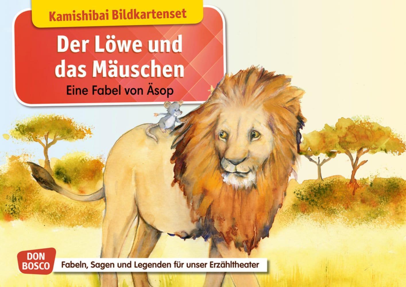 Cover: 4260179515842 | Der Löwe und das Mäuschen. Eine Fabel von Äsop. Kamishibai...
