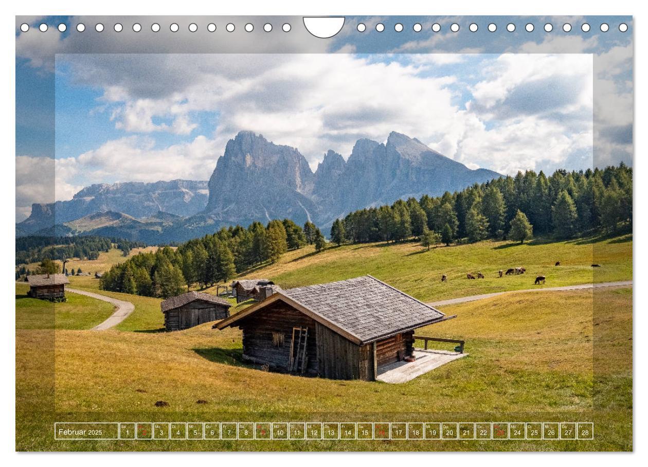 Bild: 9783435228768 | Bergerlebnis Dolomiten (Wandkalender 2025 DIN A4 quer), CALVENDO...