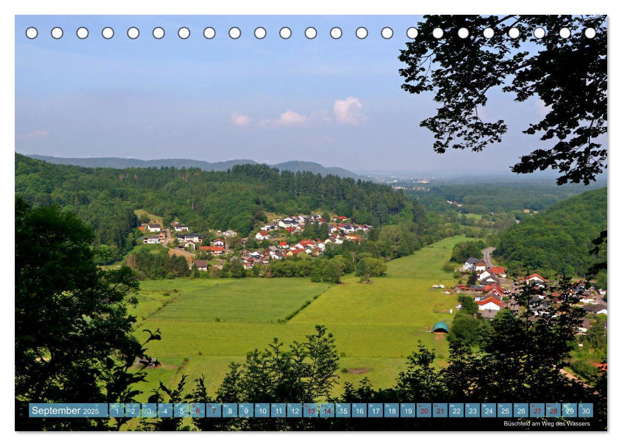 Bild: 9783435303335 | SAARLAND - AUSSICHTSREICH (Tischkalender 2025 DIN A5 quer),...