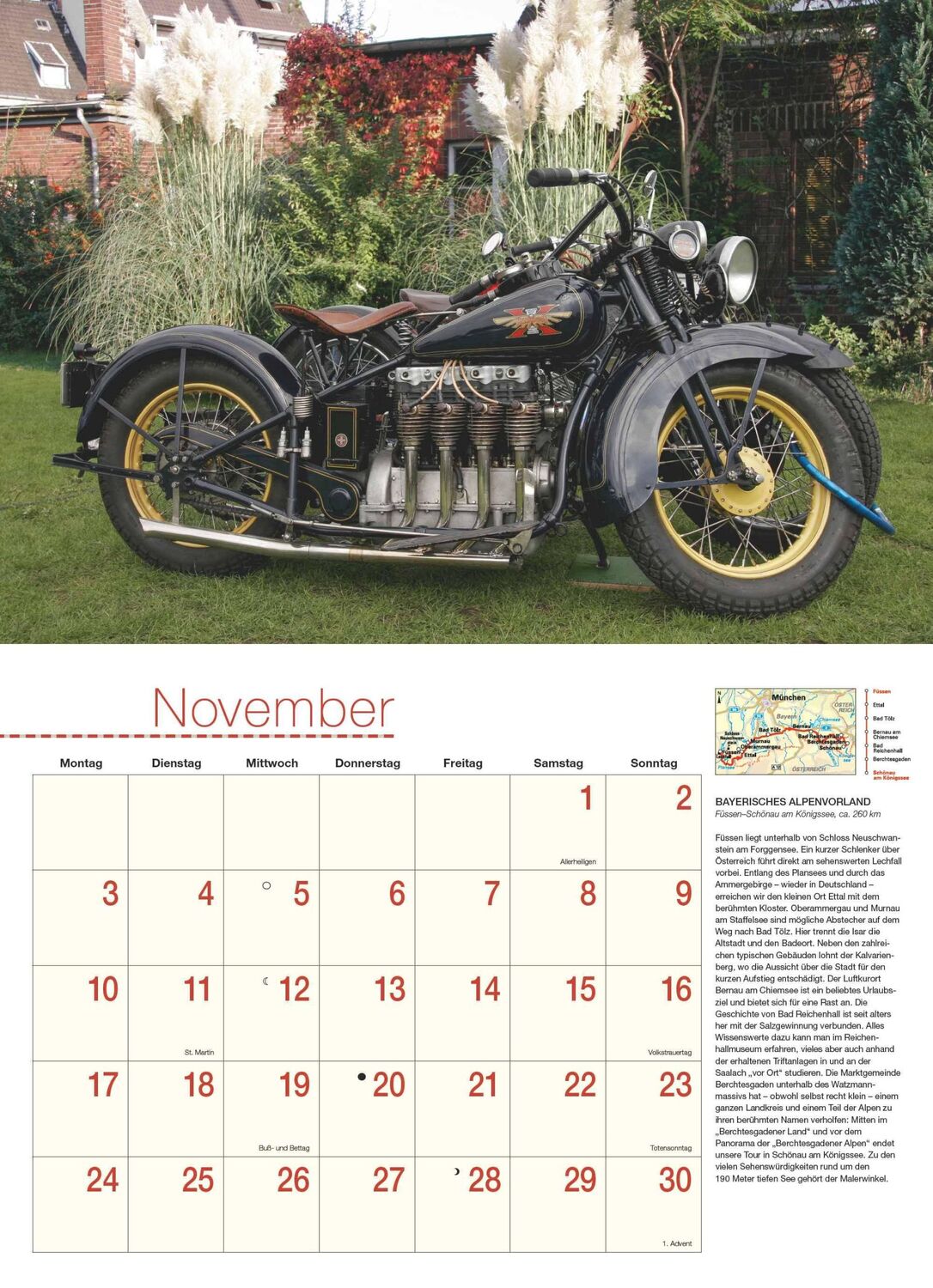 Bild: 4250809652863 | Motorräder &amp; Routen 2025 - Broschürenkalender - mit...