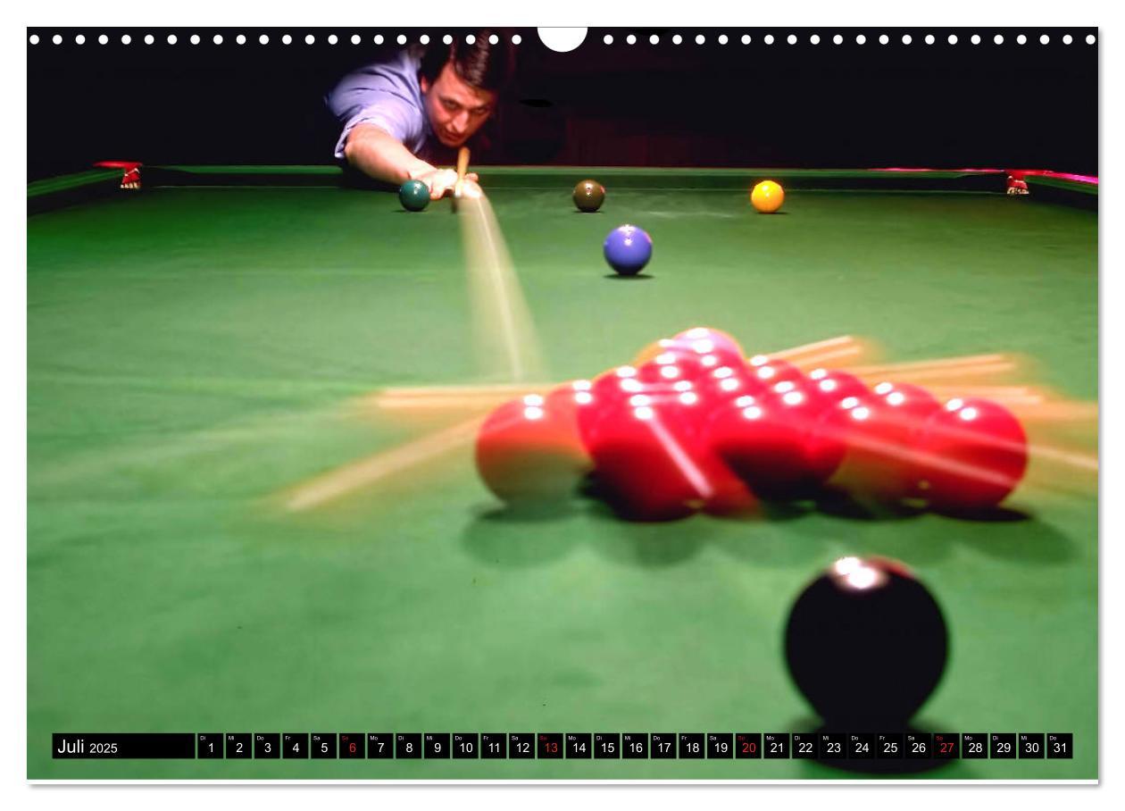 Bild: 9783435288922 | Billard. Konzentration - Sport - Spannung (Wandkalender 2025 DIN A3...