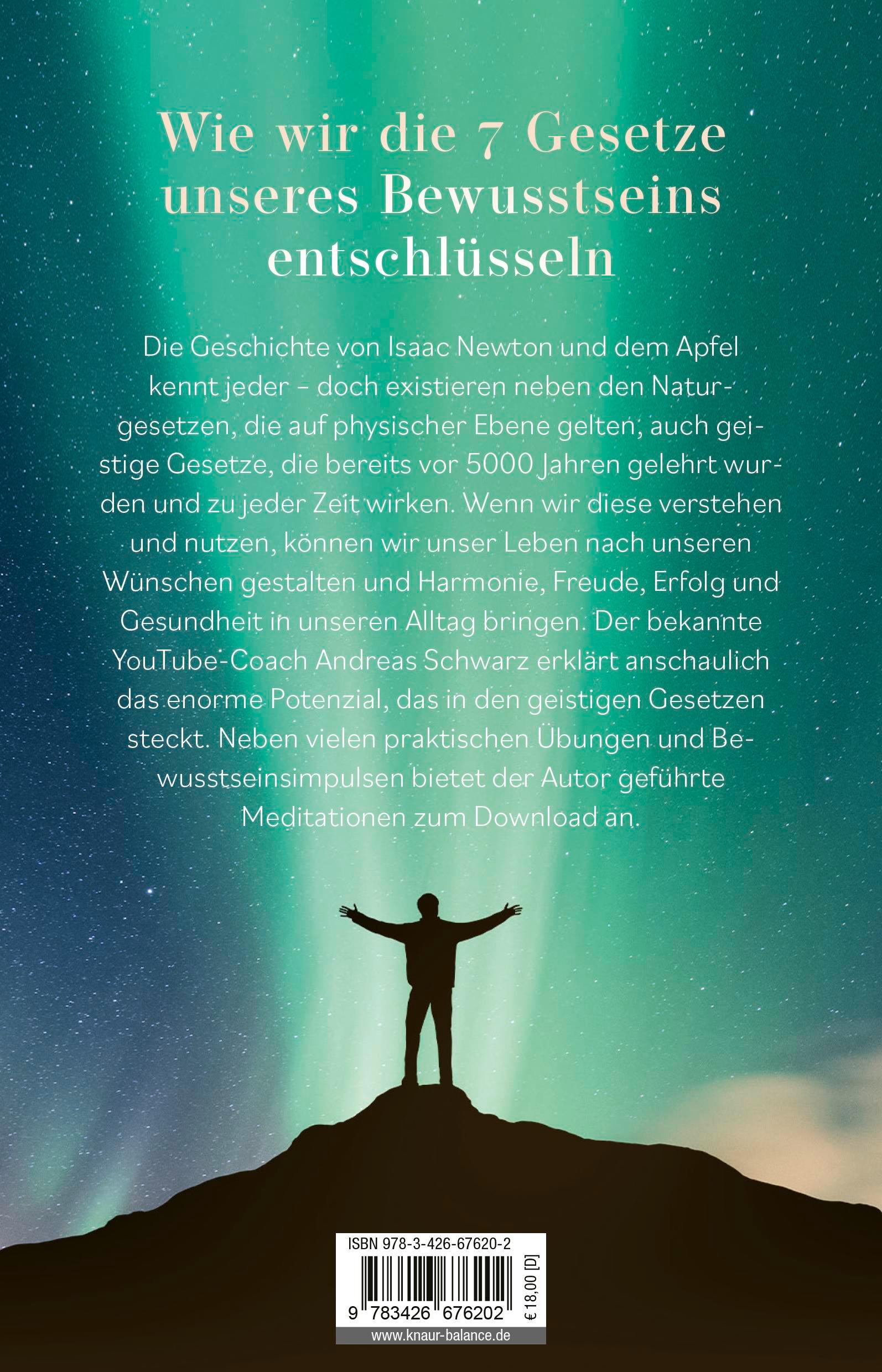 Rückseite: 9783426676202 | Higher Mind. Die Gesetze des Bewusstseins | Andreas Schwarz | Buch