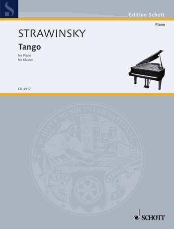 Cover: 9790001056533 | Tango | für Klavier solo. Klavier., Edition Schott | Igor Strawinsky