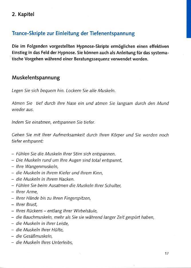 Bild: 9783944002118 | Hypnose Textbuch | Trance-Skripte für den Hypnosetherapeuten | Buch