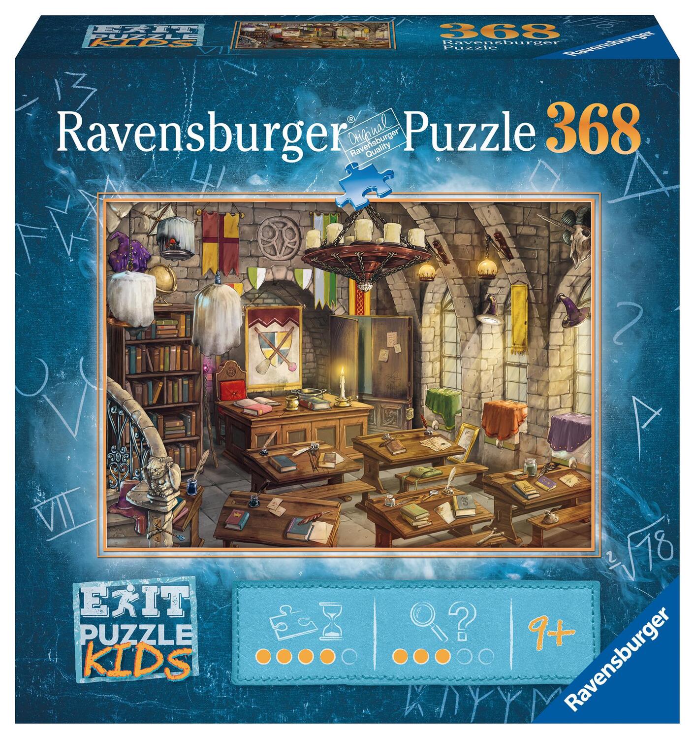 Cover: 4005556133024 | Ravensburger EXIT Puzzle Kids - In der Zauberschule - 368 Teile...