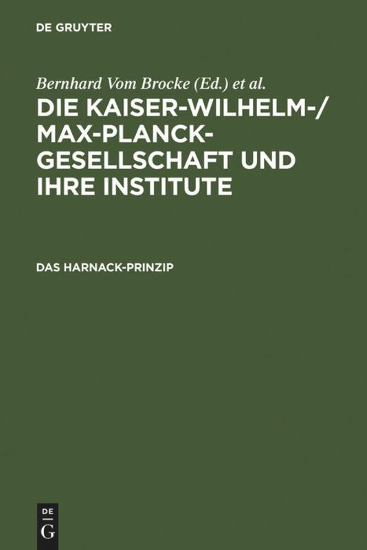 Cover: 9783110154832 | Das Harnack-Prinzip | Hubert Laitko (u. a.) | Buch | XIII | Deutsch