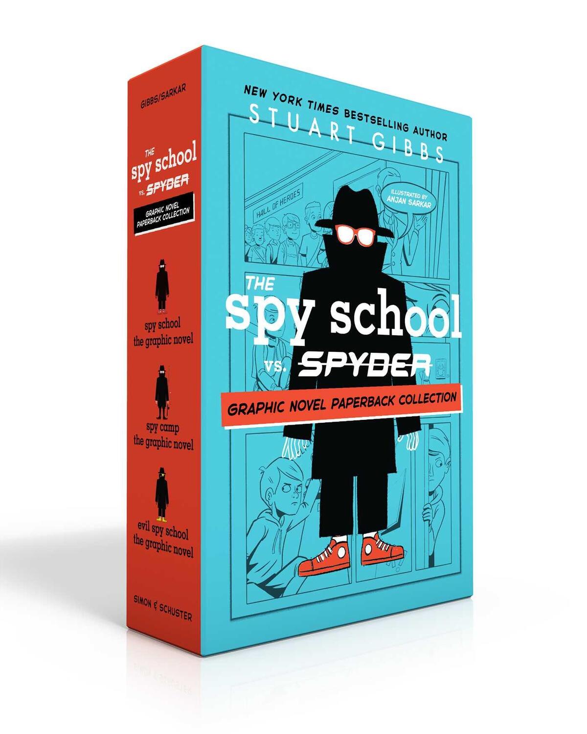 Cover: 9781665951739 | The Spy School vs. Spyder Graphic Novel Paperback Collection (Boxed...
