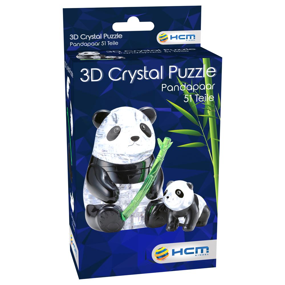 Cover: 4018928591797 | Crystal Puzzle - Pandapaar - 51 Teile | Spiel | 59179 | Deutsch | 2020