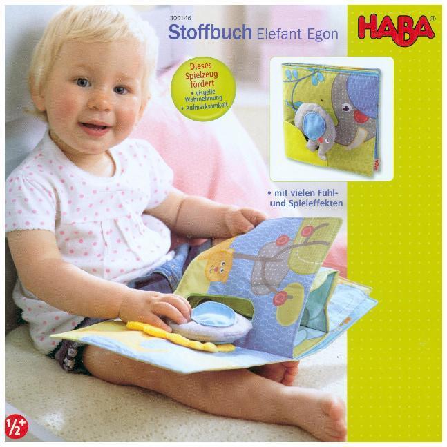 Cover: 4010168201917 | HABA Stoffbuch Elefant Egon | Stück | 4c Faltschachtel | Deutsch
