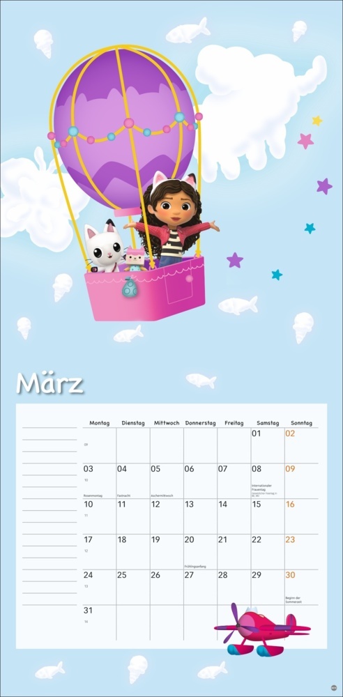 Bild: 9783756409150 | Gabby's Dollhouse Broschurkalender 2025 | Kalender | 28 S. | Deutsch