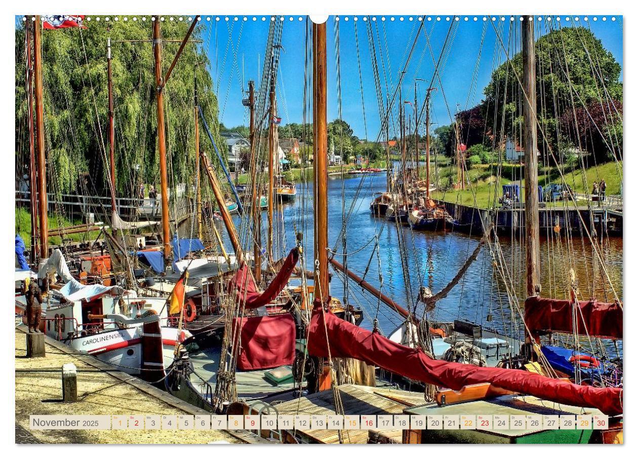 Bild: 9783435662210 | Ostfriesland - der alte Hafen Carolinensiel (Wandkalender 2025 DIN...