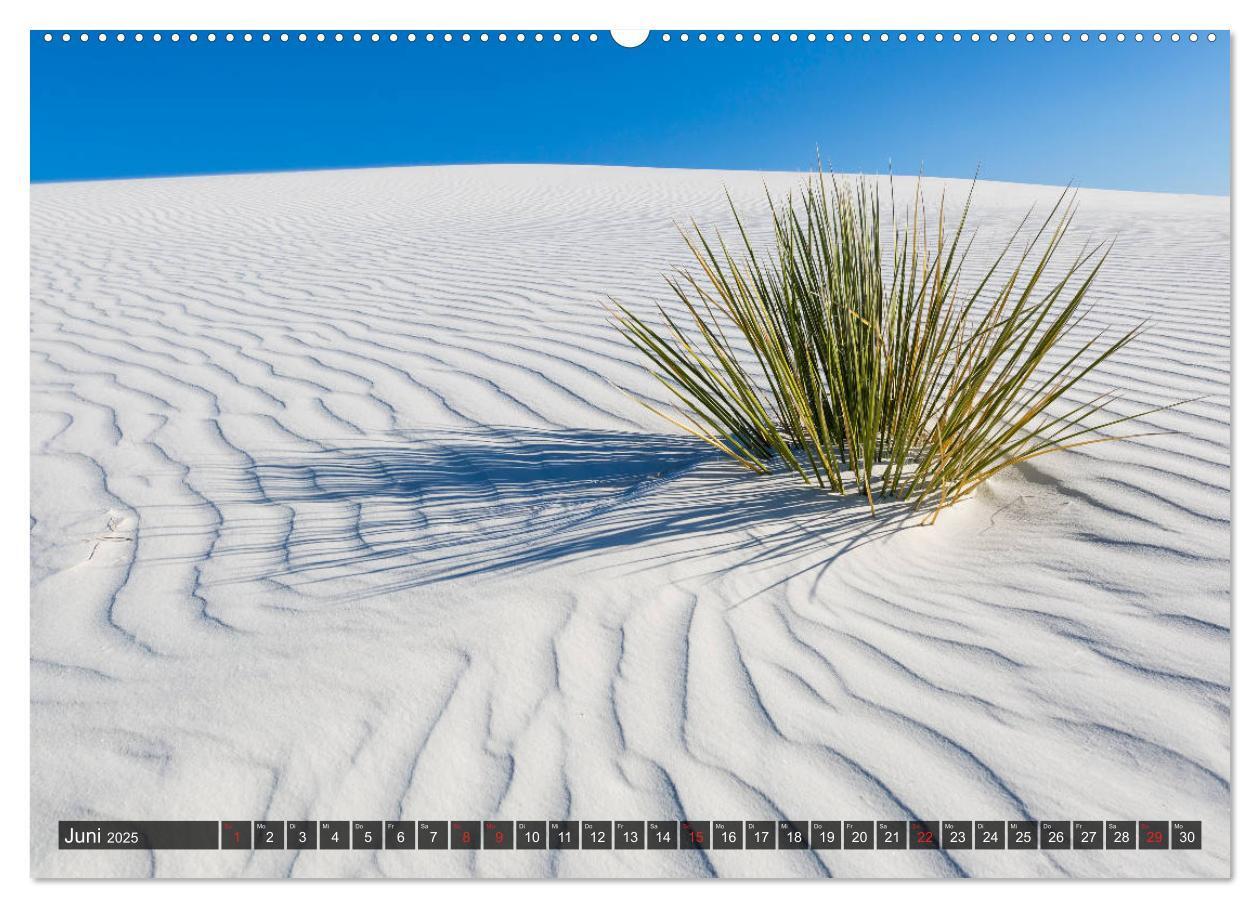 Bild: 9783435209835 | WHITE SANDS Die weiße Wüste in New Mexico (Wandkalender 2025 DIN A2...