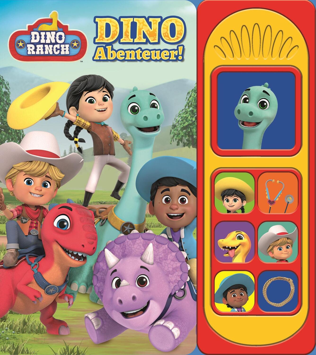 Cover: 9781503766464 | Dino Ranch - Dino-Abenteuer! - Soundbuch - Pappbilderbuch mit 7...
