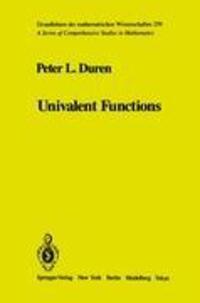 Cover: 9781441928160 | Univalent Functions | P. L. Duren | Taschenbuch | Paperback | Englisch