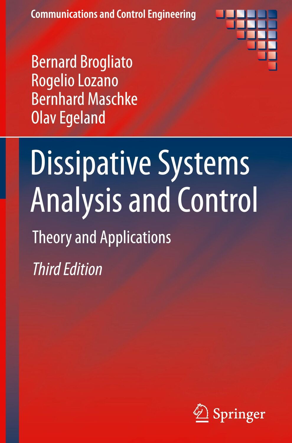 Cover: 9783030194192 | Dissipative Systems Analysis and Control | Theory and Applications