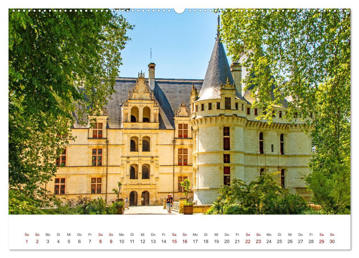 Bild: 9783383826559 | Schlösser der Loire (Wandkalender 2025 DIN A2 quer), CALVENDO...