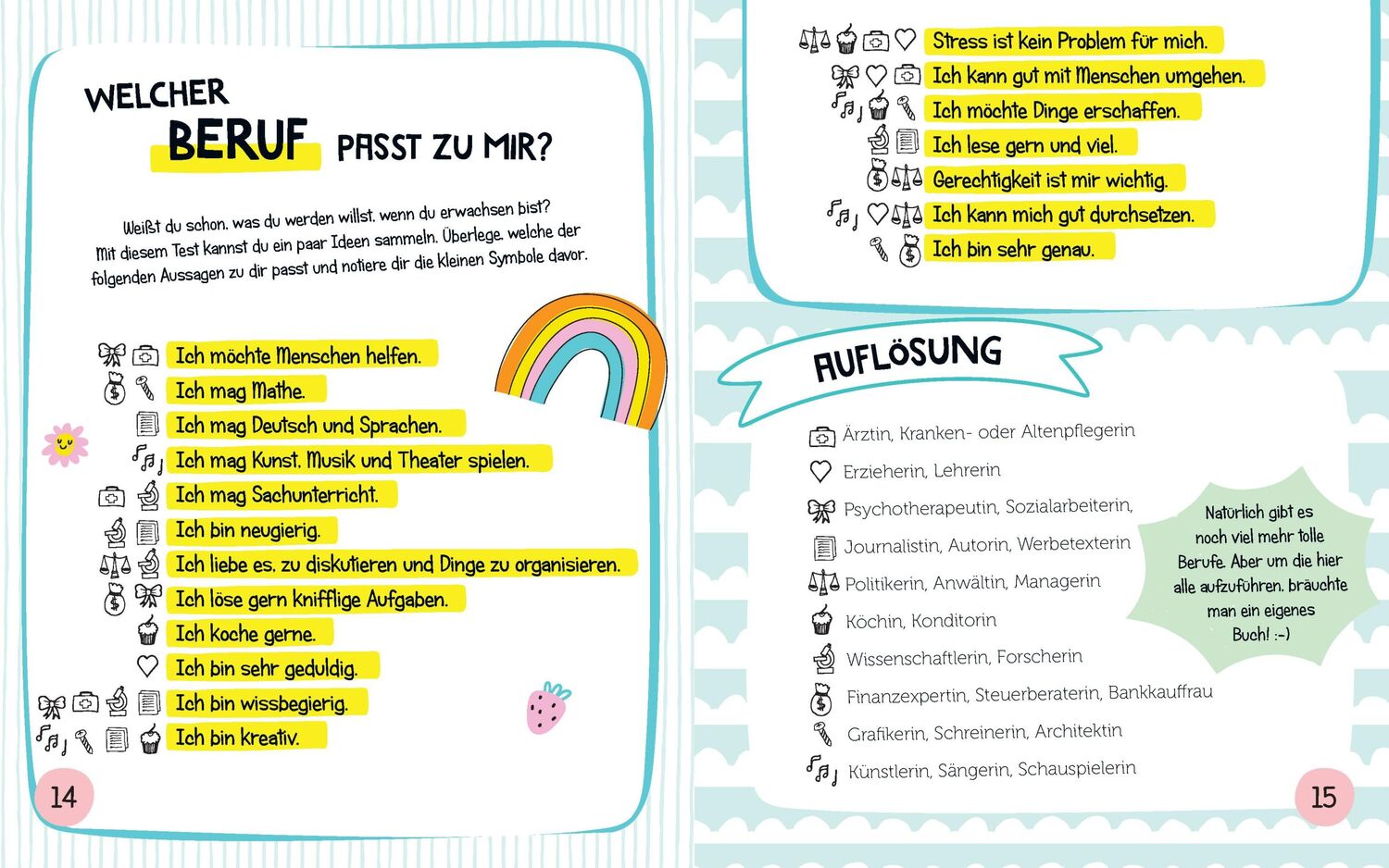 Bild: 9783849941987 | Wer bin ich? Mein Eintragbuch: 50 Selbsttests - Ab 8 Jahren | Buch