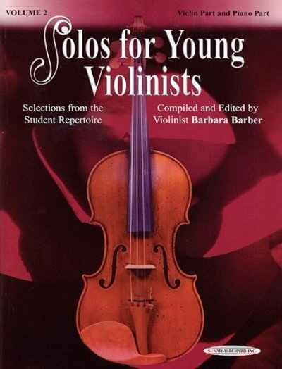 Cover: 9780874879896 | Solos for Young Violinists - Violin Part and Piano Accompaniment,...