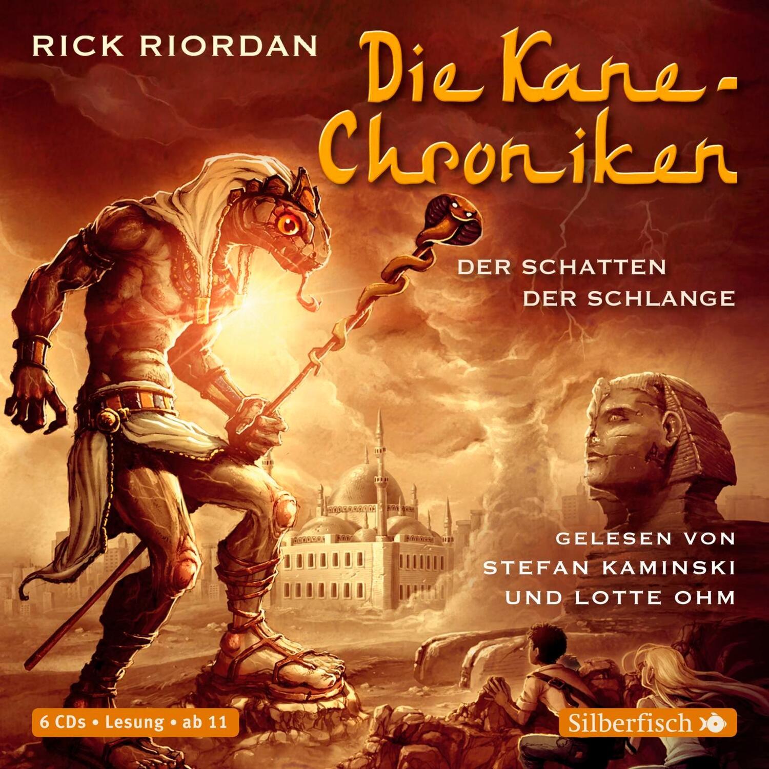 Cover: 9783867428903 | Die Kane-Chroniken 03. Der Schatten der Schlange | Rick Riordan | CD