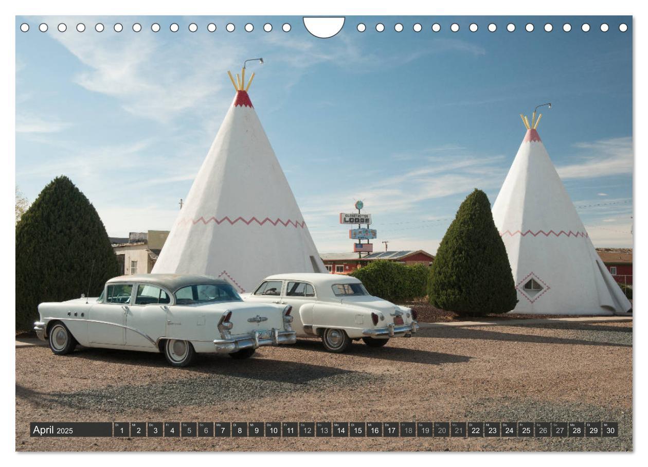 Bild: 9783435109562 | Route 66 (Wandkalender 2025 DIN A4 quer), CALVENDO Monatskalender