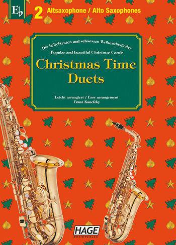 Cover: 4026929911506 | Christmas Time Duets, für 2 Altsaxophone | Hage Musikverlag