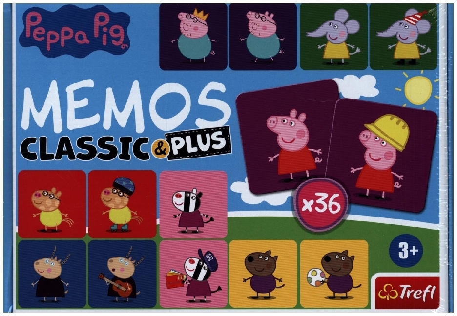 Cover: 5900511022704 | Memos classic&amp;plus Peppa Pig (Kinderspiel) | Spiel | In Spielebox