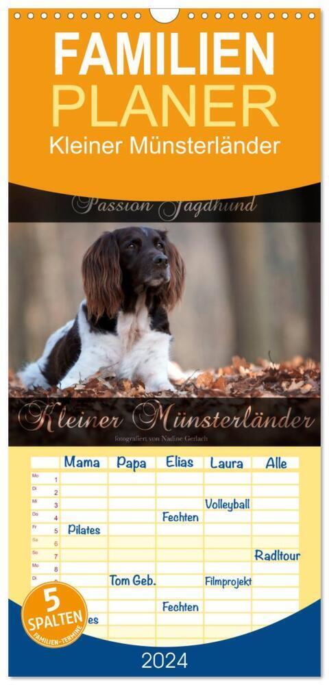 Cover: 9783383013836 | Familienplaner 2024 - Passion Jagdhund - Kleiner Münsterländer mit...